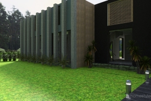 Periklis, modern villa.  Exterior design & floor plan Design Rendering