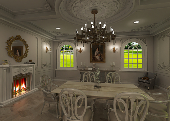 French Country Style Design Rendering