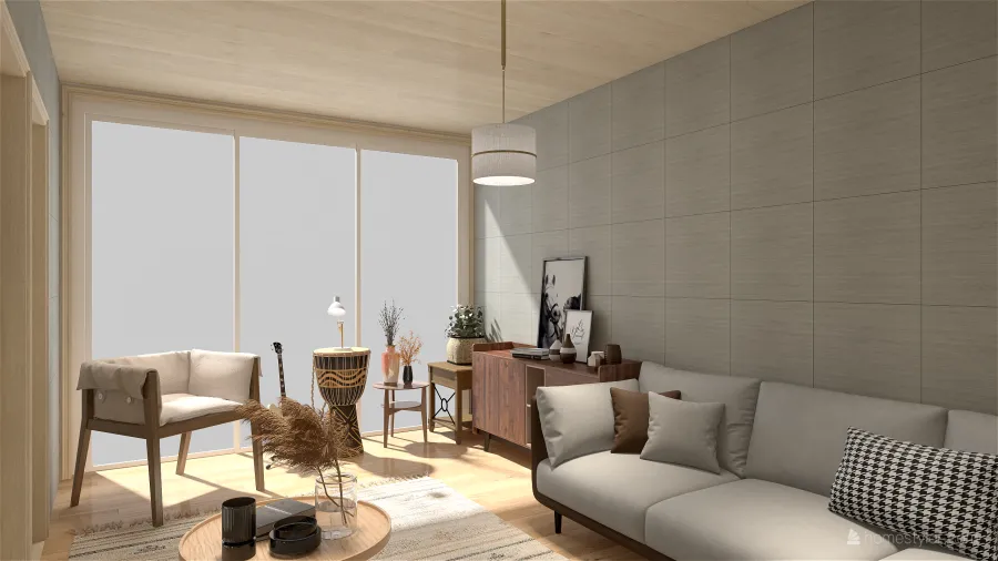 My living room 3d design renderings