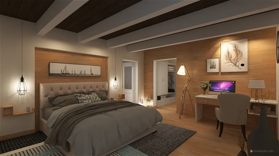 Suite hotel 3d design renderings