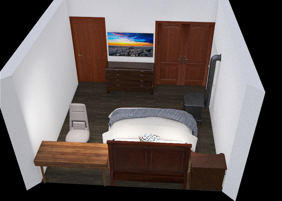 Gross J-Bedroom Design Rendering