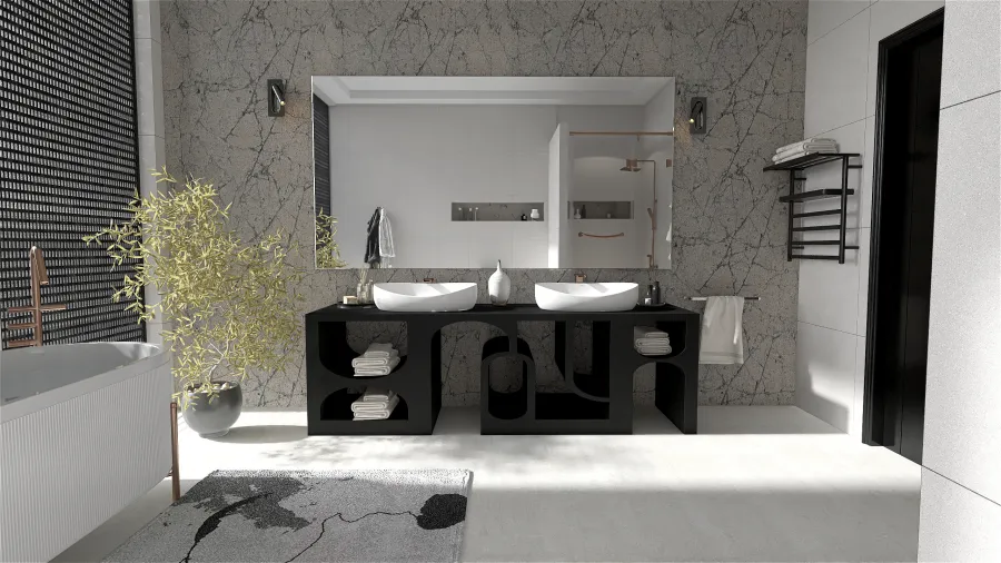 Contemporary StyleOther Master Bathroom 3d design renderings