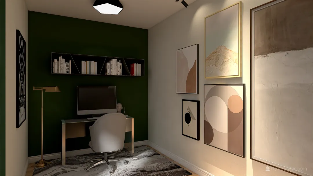 chris evans office 3d design renderings