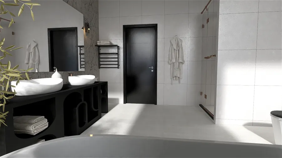 Contemporary StyleOther Master Bathroom 3d design renderings