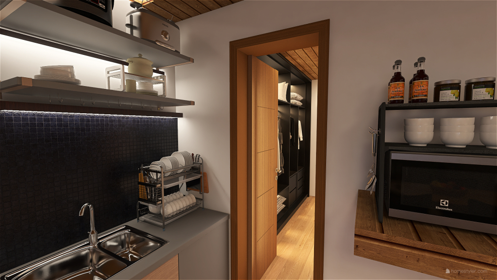 Living   dining   kitchen 3d design renderings