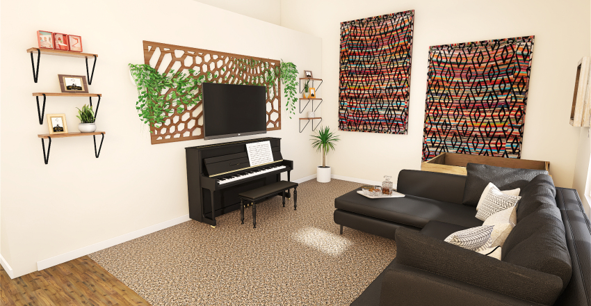 Living Room Remake no. 1004 3d design renderings