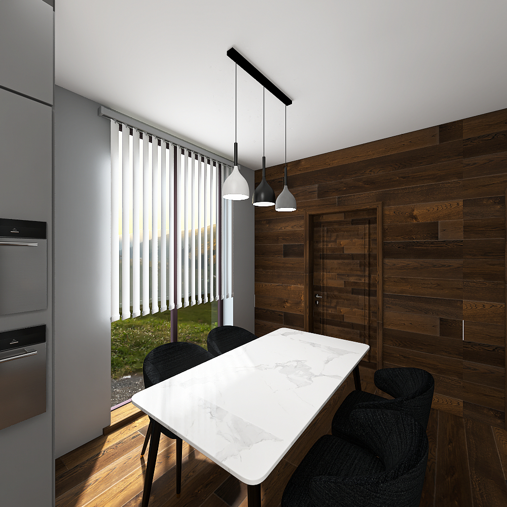 Casa no interior 3d design renderings