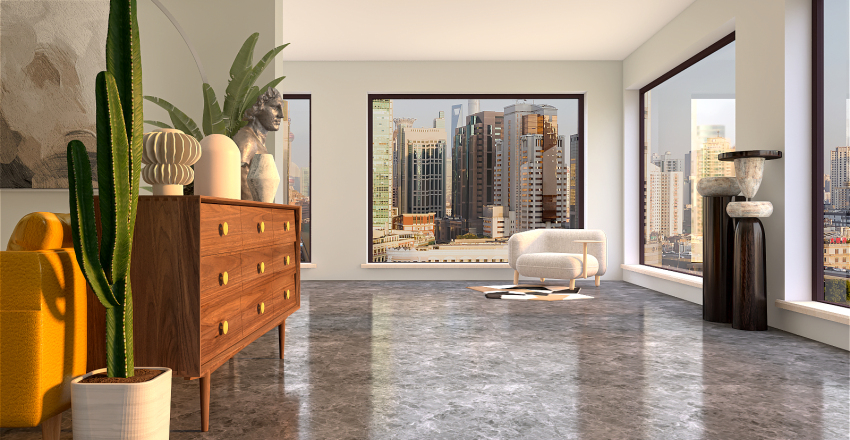 Urban Loft Layout design 3d design renderings