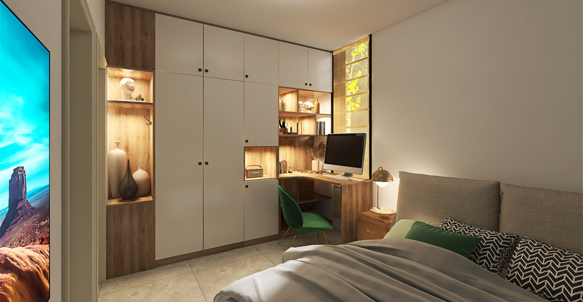 Bedroom Interior Design Render
