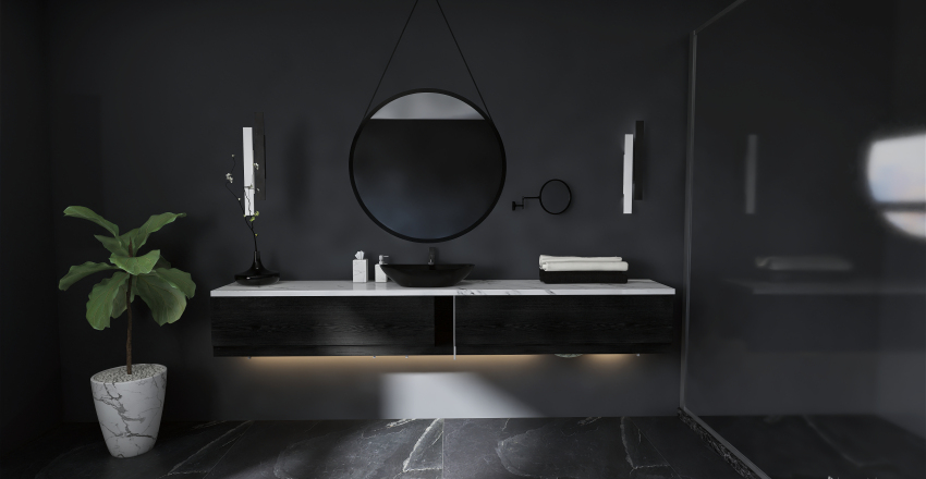 Coordinate bathroom sinks 3d design renderings