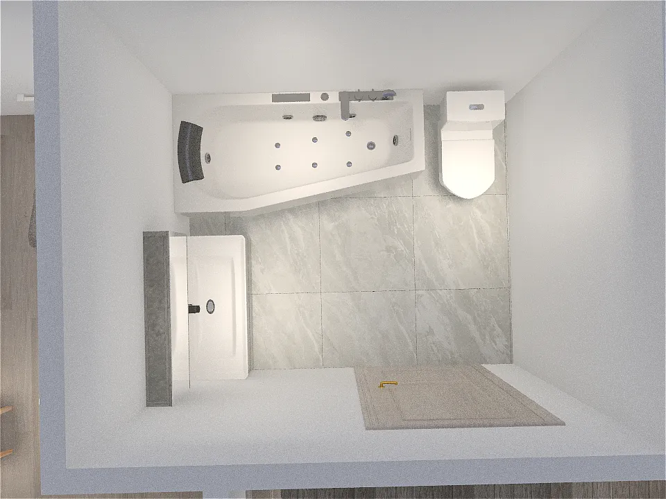 jedna sypialnia 3d design renderings