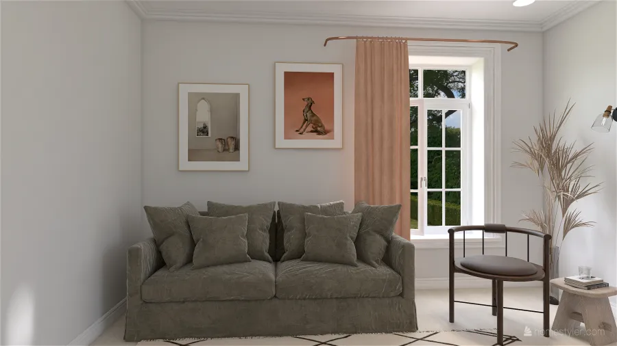 Living/Bedroom Design. (Brighten up your day! Live fresh!) 3d design renderings