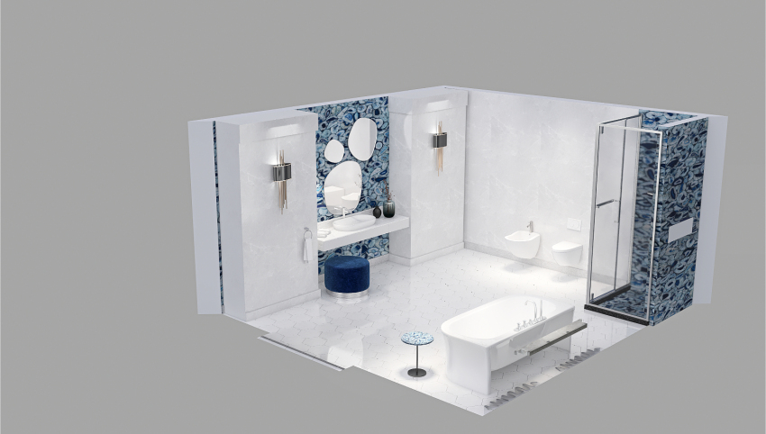 Luxury Bathroom 3d design picture 66.7
