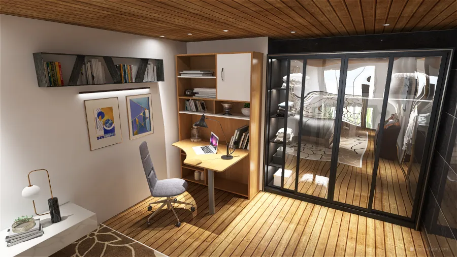 Living   dining   kitchen 3d design renderings