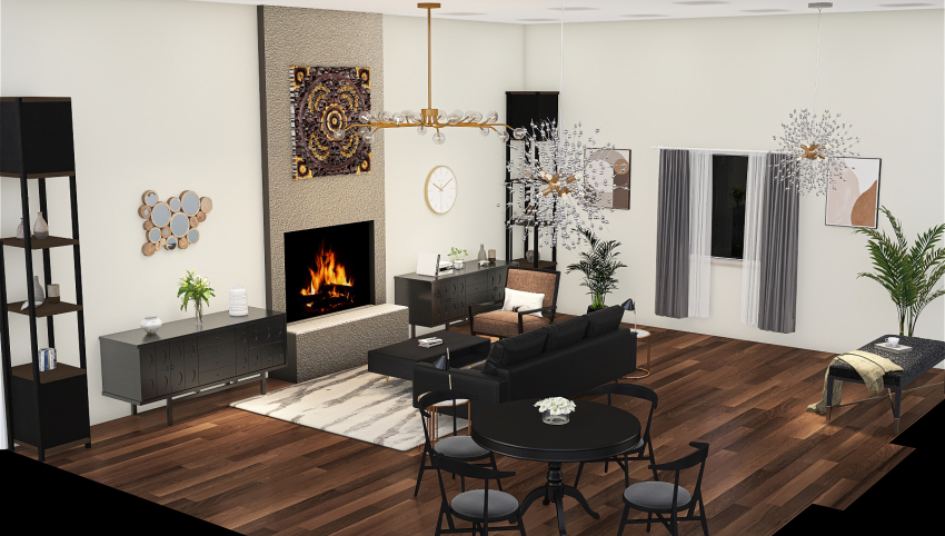 Great Room - Final Project 3d design picture 51.79