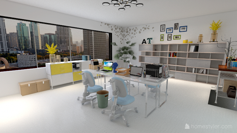Oficina PROYECTO 3d design renderings