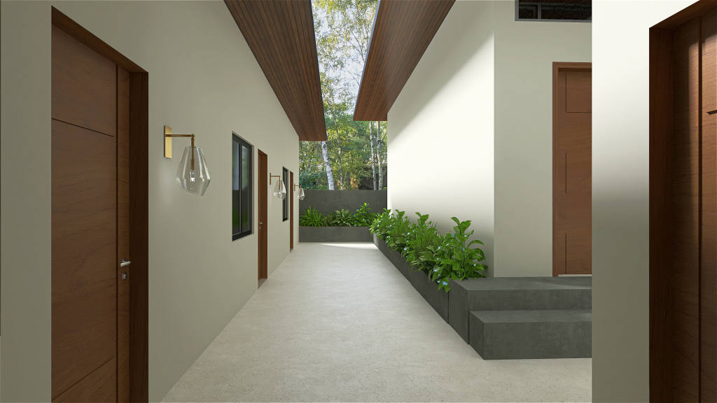 StyleOther Modern TropicalTheme Welome to The Skypod! ColorScemeOther Black 3d design renderings
