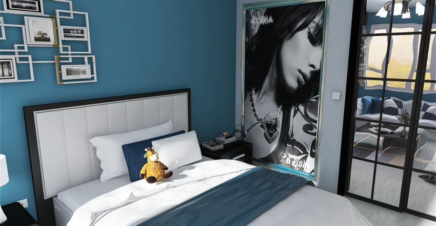 Blue Dream House 3d design renderings