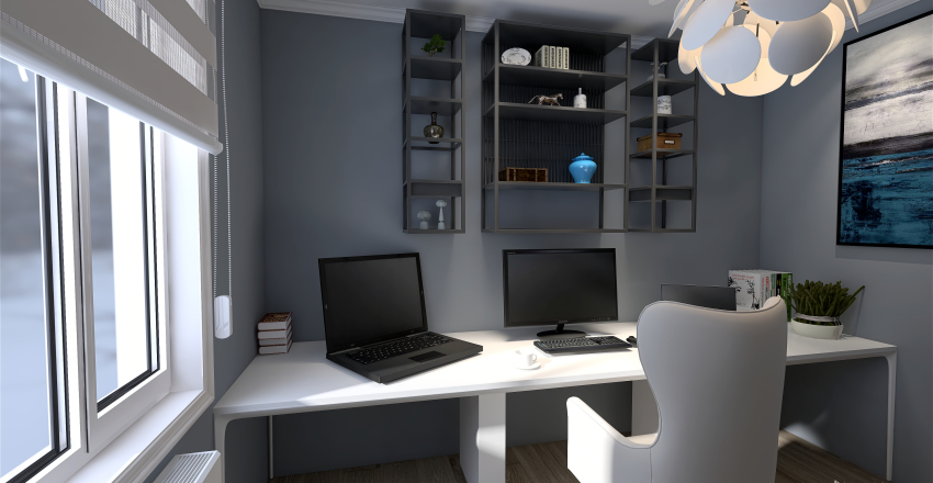 Wiktoria Office 3d design renderings