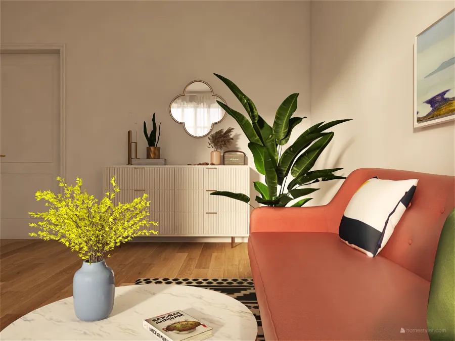 Apartment Livingroom 3d design renderings