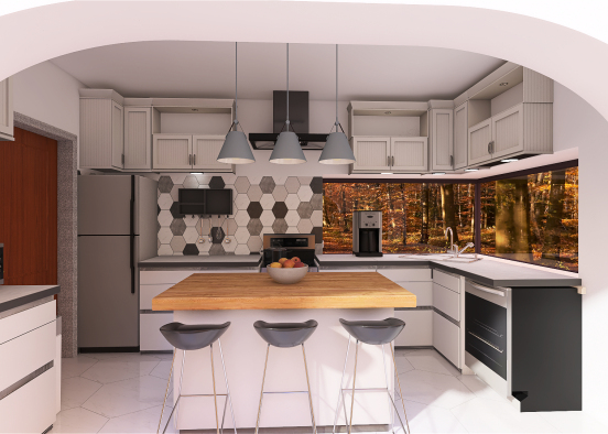 Dream Kitchen Project -Kevin 2021 Design Rendering