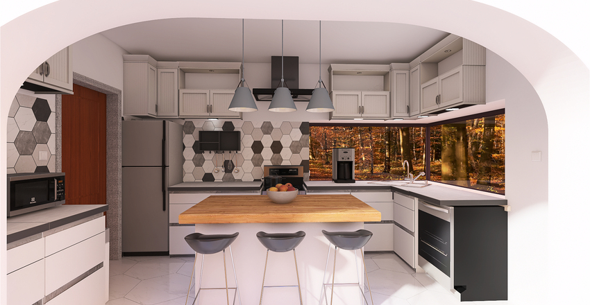 Dream Kitchen Project -Kevin 2021 Interior Design Render