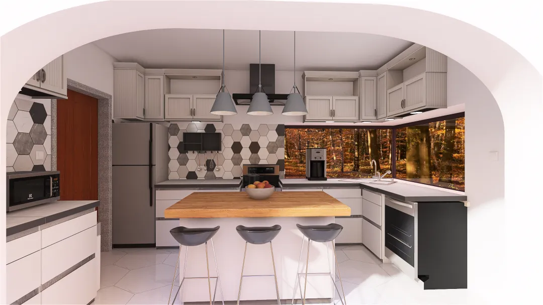 Dream Kitchen Project -Kevin 2021 3d design renderings