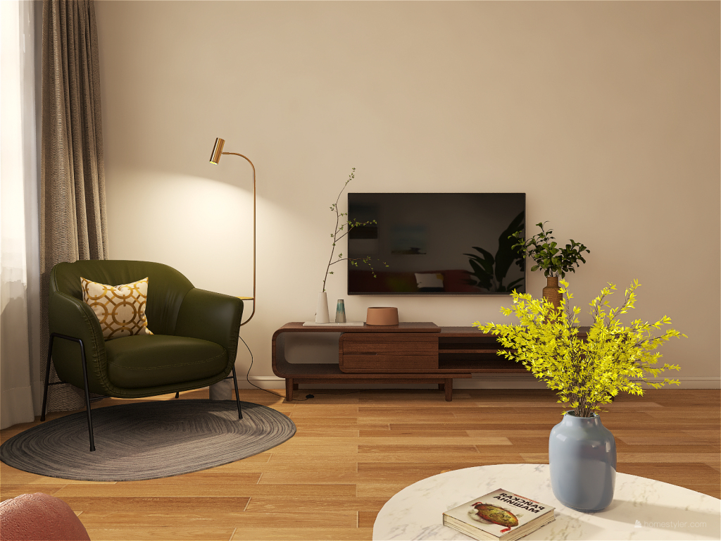 Apartment Livingroom 3d design renderings