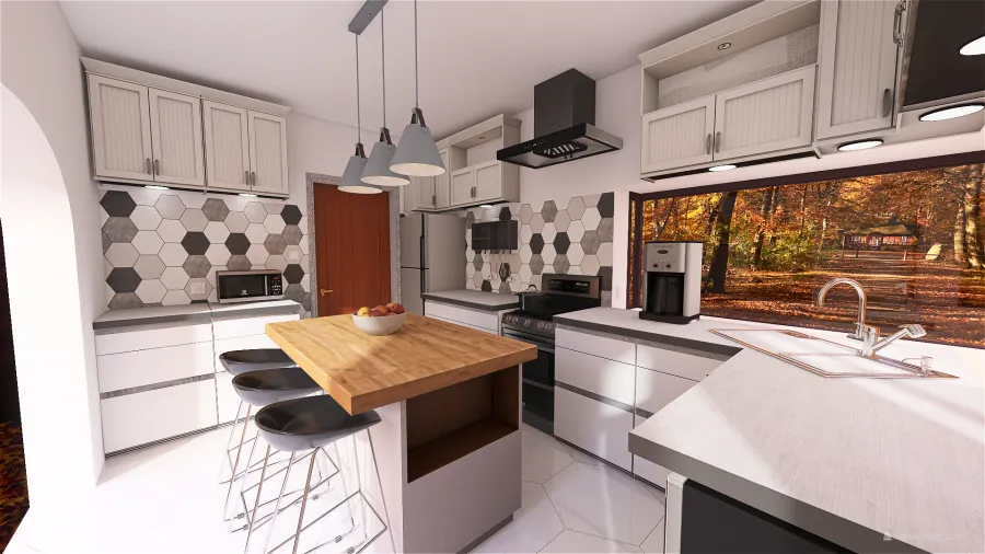 Dream Kitchen Project -Kevin 2021 3d design renderings