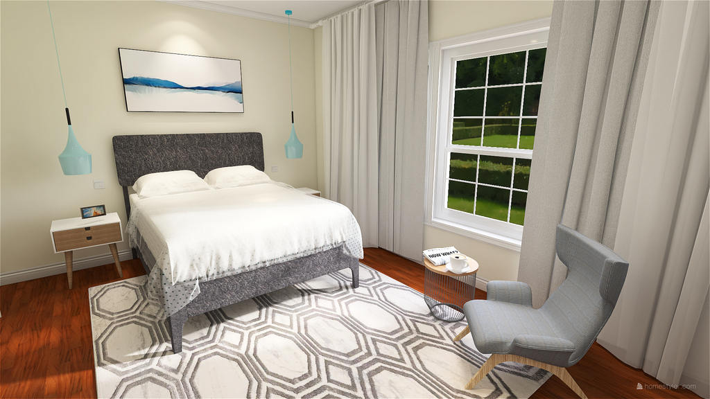 Master Bedroom 3d design renderings