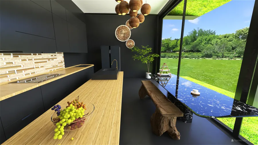 eco house 3d design renderings
