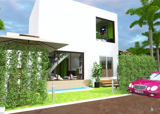 House by the sea Design Rendering