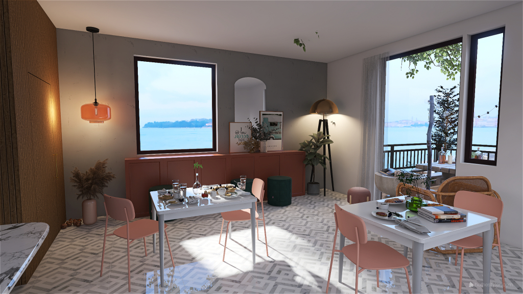 Coffee Shop reno☕ (new) 3d design renderings
