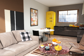 small apartment 2. Design Rendering