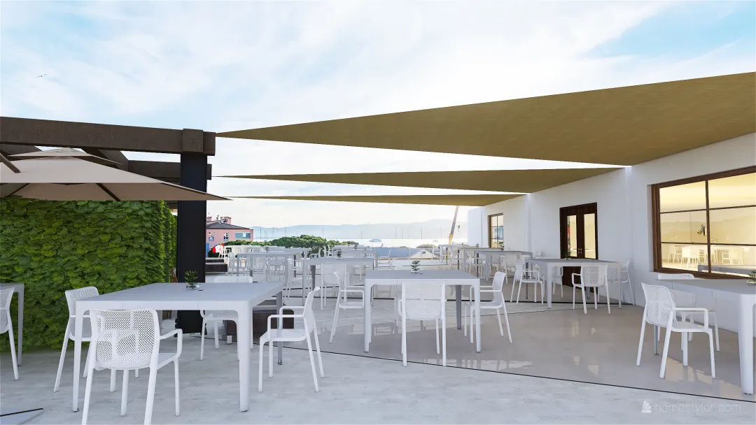 Cantina Isla Plana 3d design renderings