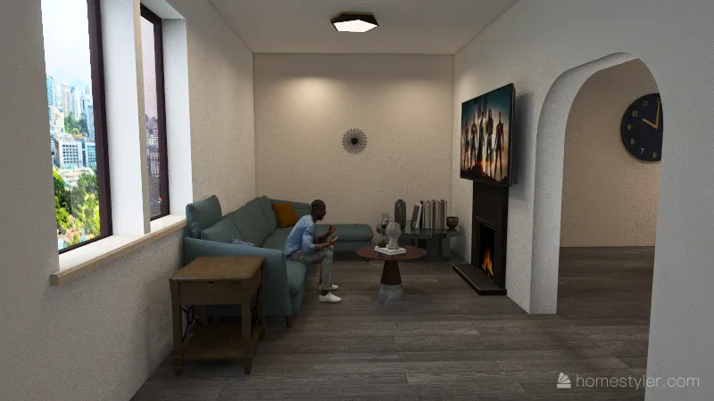 apartamentucho 3d design renderings