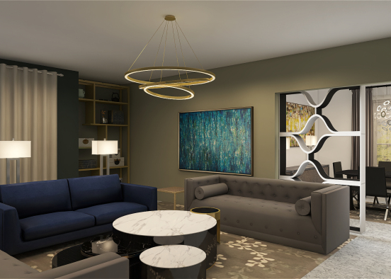 v2_formal living room Design Rendering