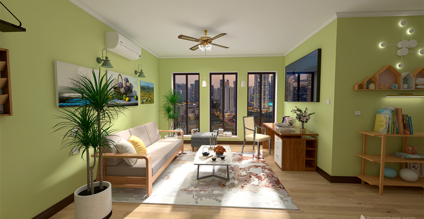 Small apartment design 2020 Dec 7th Interior Design Render