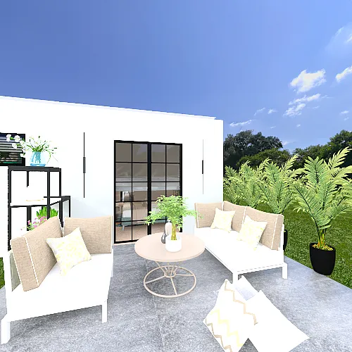 Detouched house in Athens 3d design renderings