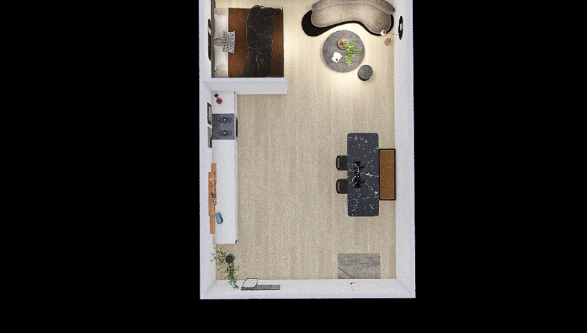 studio apartment 3d design picture 48.74