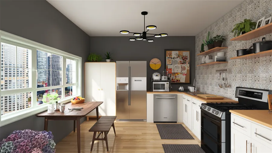 Mason Yang - Dream Kitchen 3d design renderings