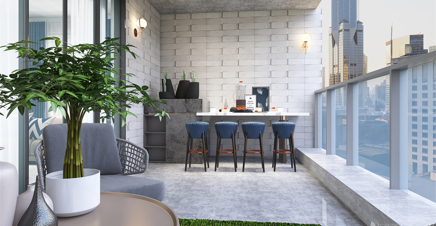 No Style in the city Interior Design Render