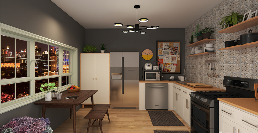 Mason Yang - Dream Kitchen Interior Design Render