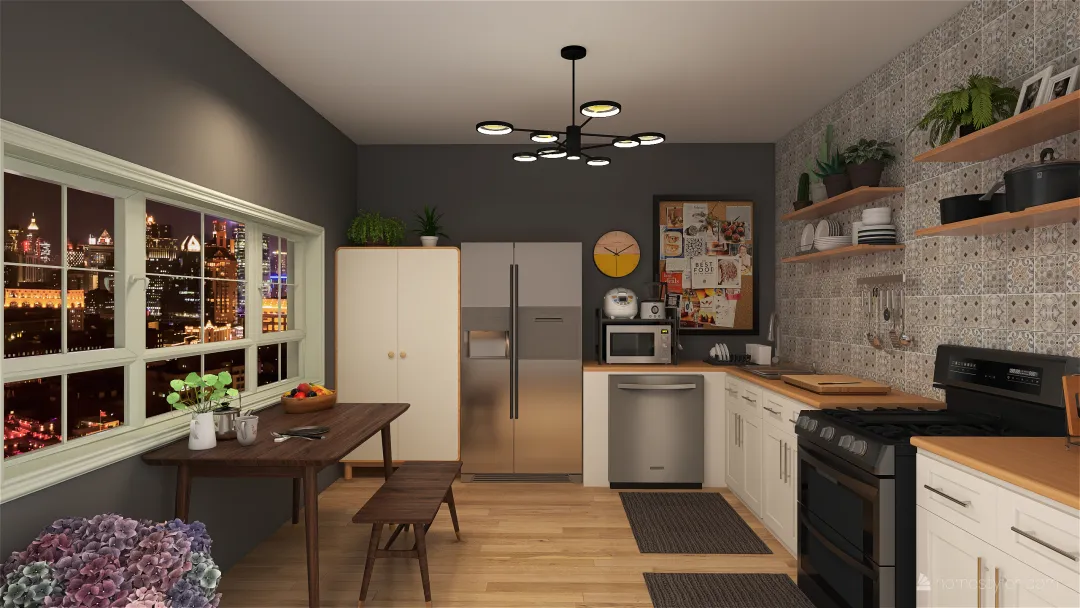 Mason Yang - Dream Kitchen 3d design renderings