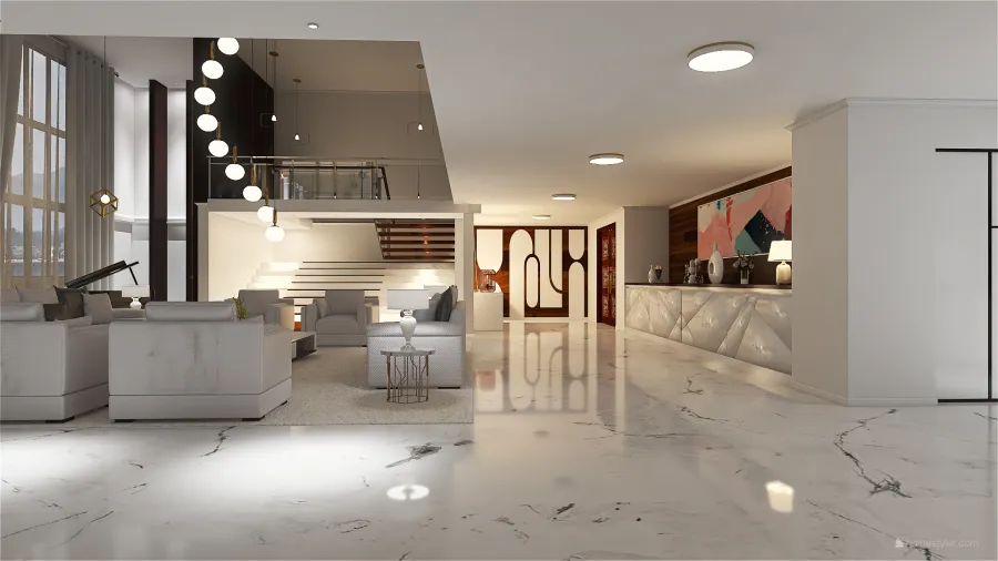 Casa grande 3d design renderings