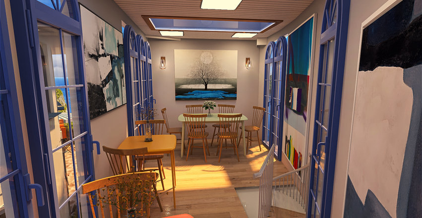 Greece as I dream Interior Design Render