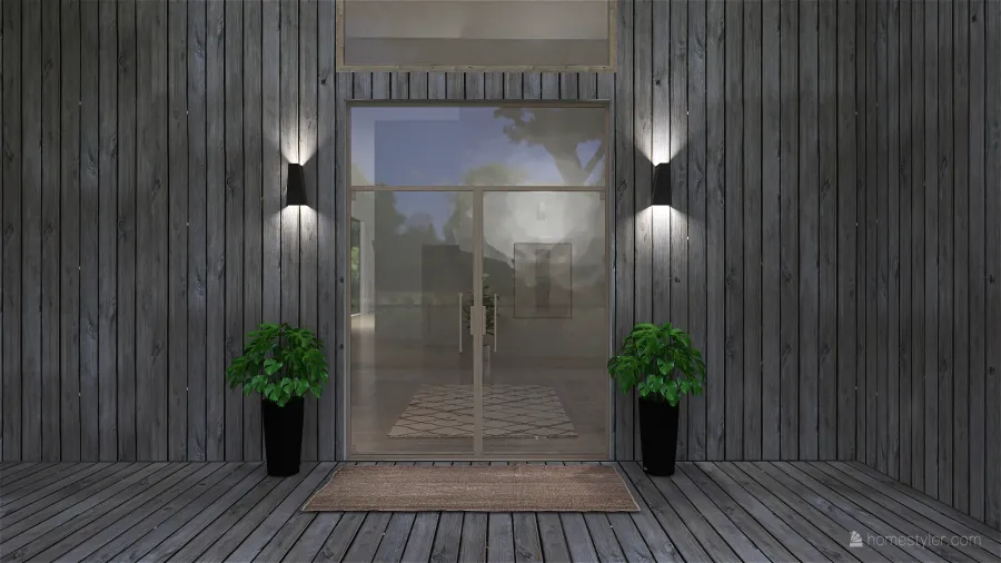 Scandi Country Villa 3d design renderings