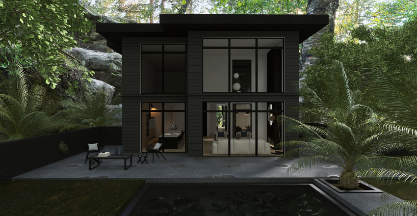 Farmhouse quiet quarantine 3d design renderings