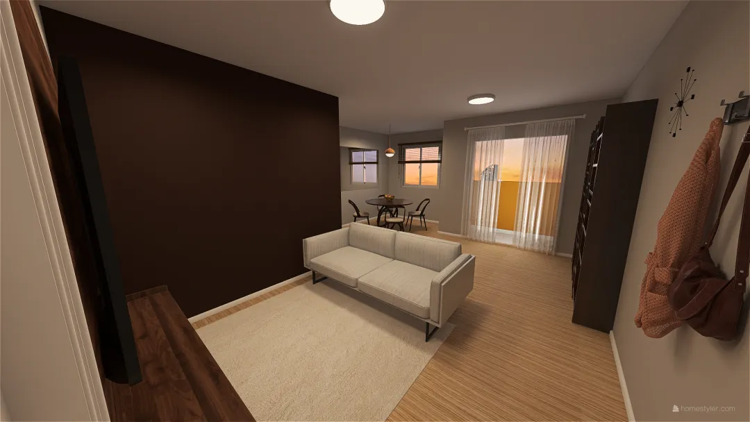 Apartamento do Cauê 3d design renderings