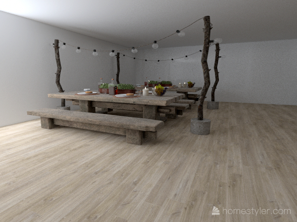 bohemio/moderno Interior Design Render
